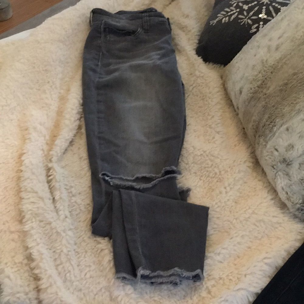 Joe’s gray jeans. Size 27. Ankle length , slim